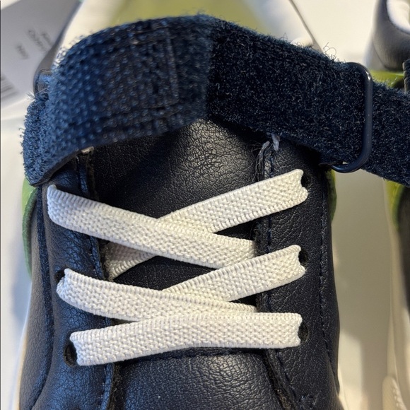 Carter's Amal Navy and Green Sneakers - Picture 8 of 14